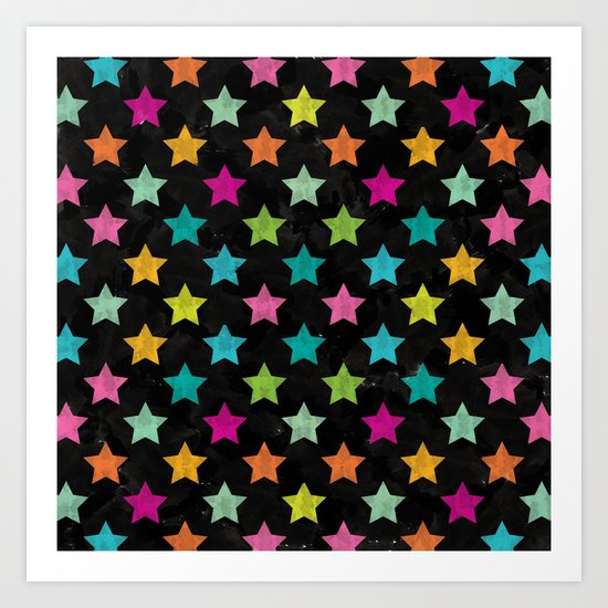 Colorful Star II Art Print