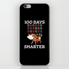 Days Of School 100th Day 100 Cute Dog Smarter iPhone Skin
