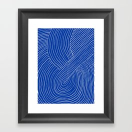 Strokes 01: Chathams Blue Edition  Framed Art Print