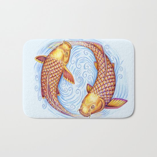 Pisces Fish Bath Mat