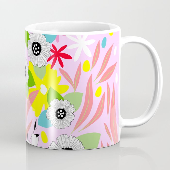 Maximalist Spring Floral Coffee Mug