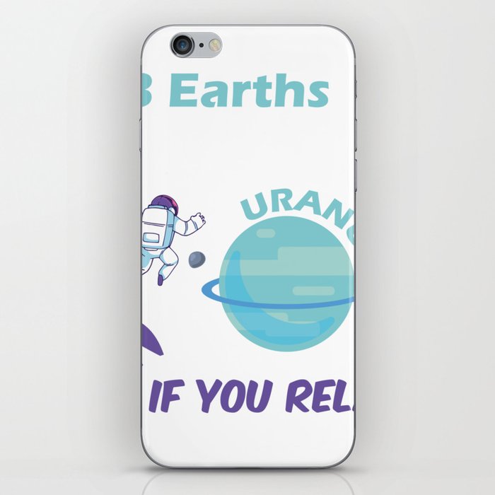 Planetary Science  Uranus Shirt For Astrophysicians iPhone Skin