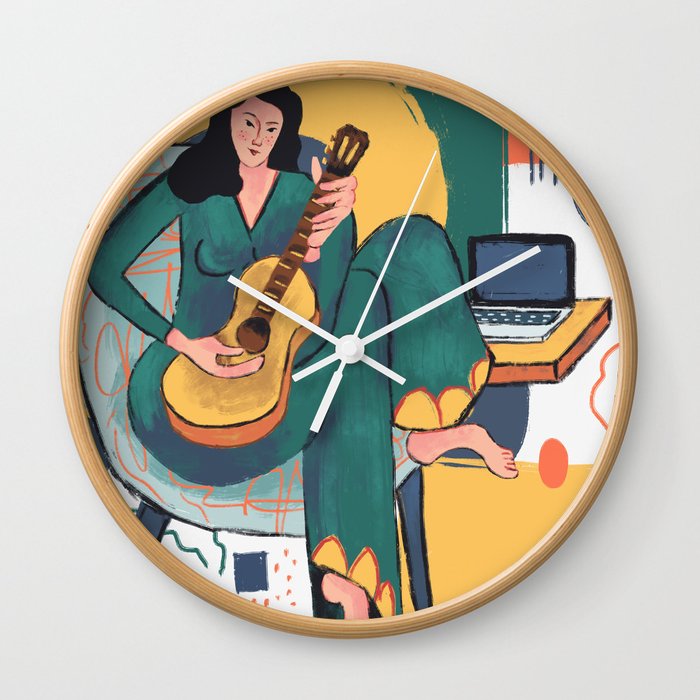 In The Mood For Music Wall Clock