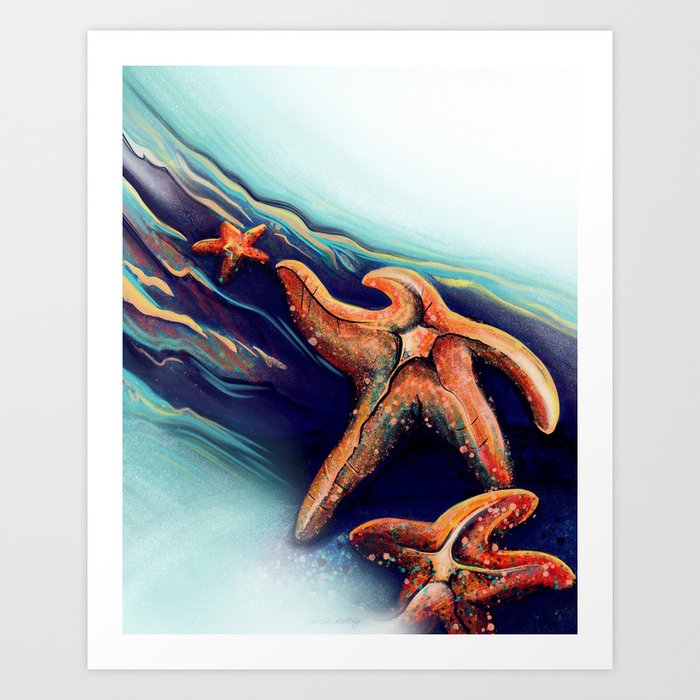 Reach for the Starfish Art Print