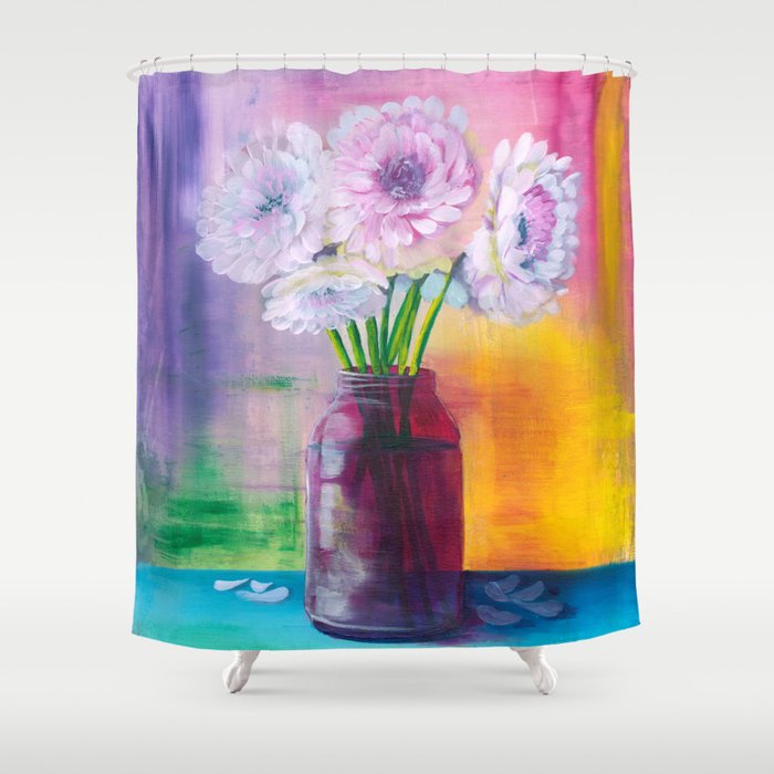 Bouquet of Daisy Love Shower Curtain