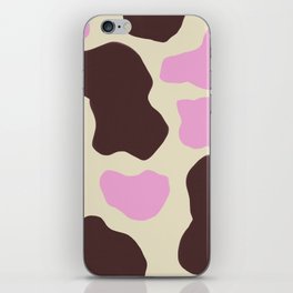 Colorful, Howdy 70s Cow Spots iPhone Skin