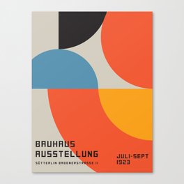 Vintage poster-Bauhaus Ausstellung 1923. Canvas Print