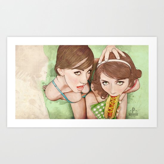 Life's a Picnic, Bring Your Friend Art Print