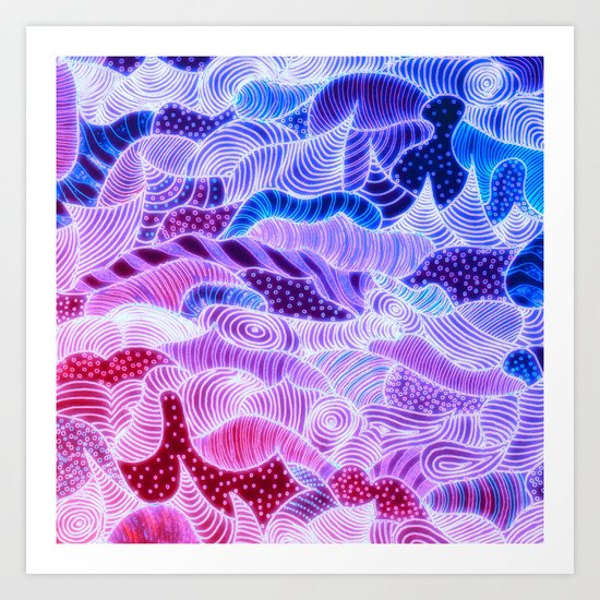 MERMAID Art Print
