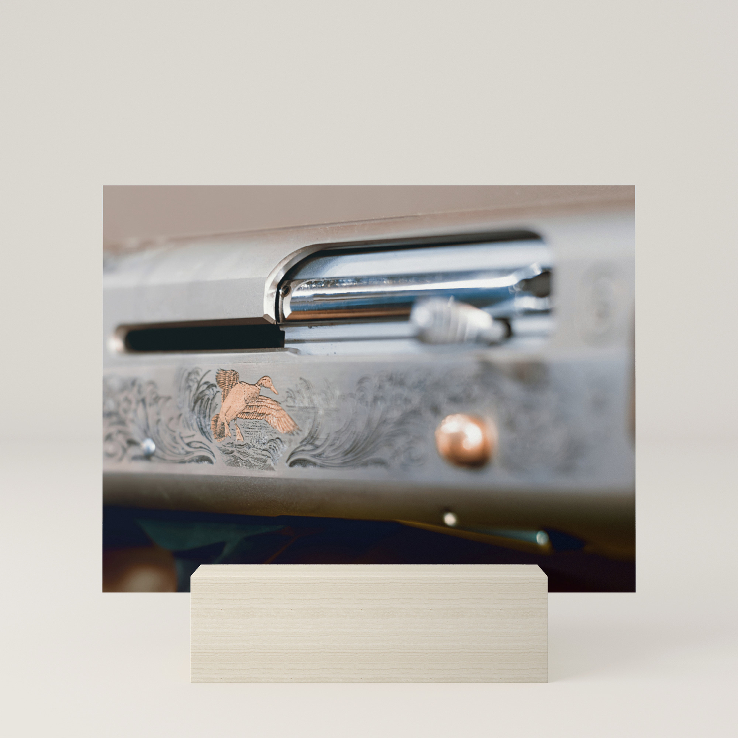 Hunting Shotgun Close Up Duck Hunting Mini Art Print By Allexxandarx Society6
