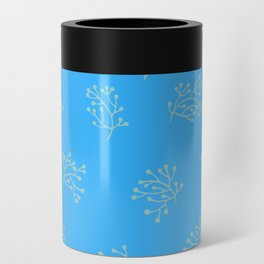 Electric Blue Coral Can Cooler