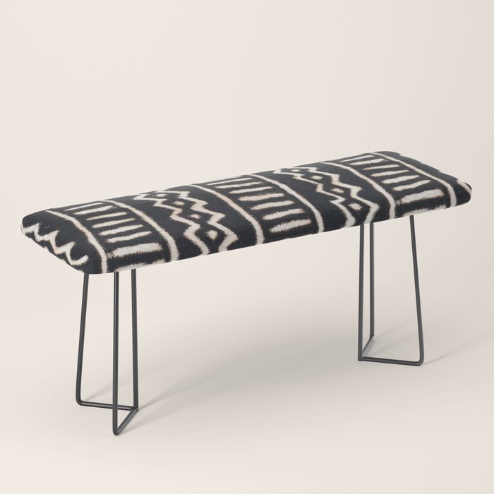 African Vintage Mali Mud Cloth Print Bench By Vickybragomitchell Society6