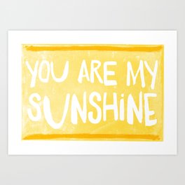 My Sunshine Love Art Print