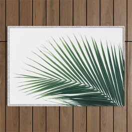 Minimal Palm Leaf Finesse #2 #tropical #wall #decor #art #society6 Outdoor Rug