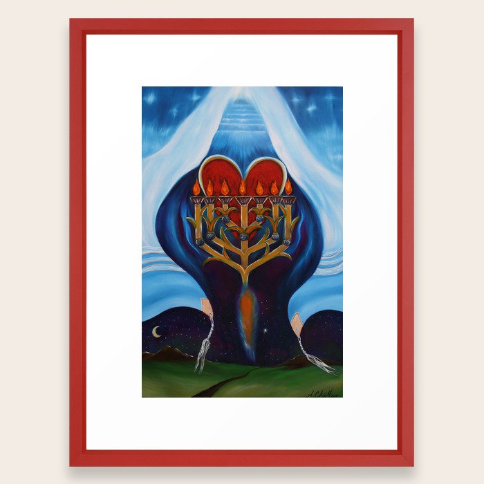 Psalm 91 Framed Art Print By Messianicartbyangelamaecheetham Society6