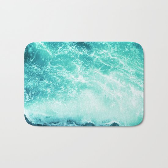 Deep Green Sea Bath Mat