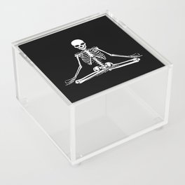 Meditation Skeleton Acrylic Box