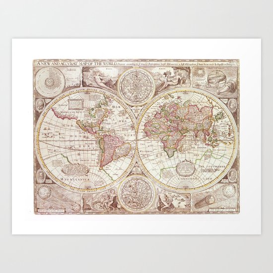An Accurate Map Art Print