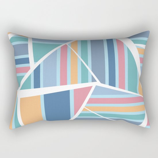 CRAZY STRIPES (abstract pattern) Rectangular Pillow