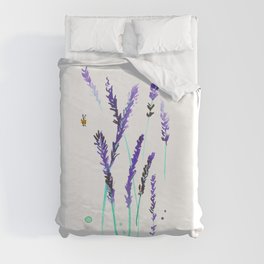 Lavender & Bees Duvet Cover