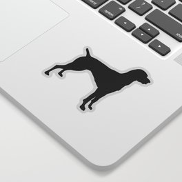 Pointer Silhouette Sticker