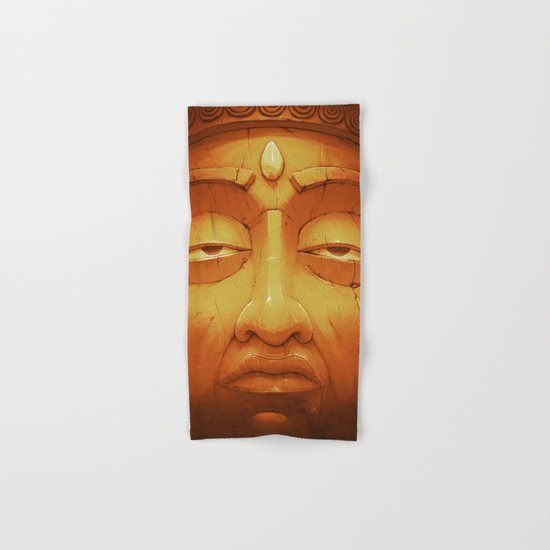 Buddha II Gold Hand & Bath Towel