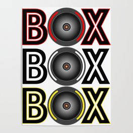 BOX BOX BOX radio call Poster