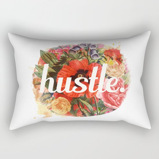 hustle. Rectangular Pillow
