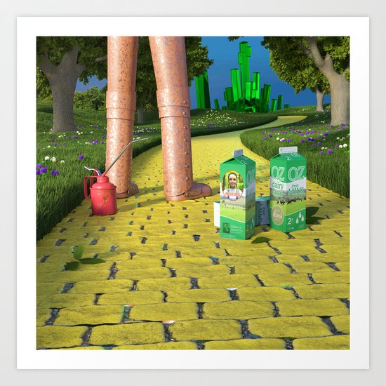 Dorothy is missing - Dorothy a disparu Art Print