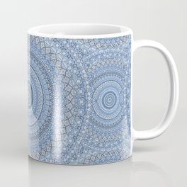 Blue Mandala Meditation Pattern Coffee Mug