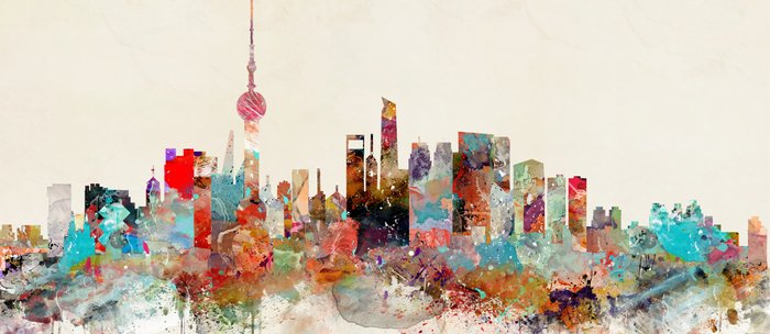 Shanghai City Skyline Coffee Mug By Bribuckley Society6