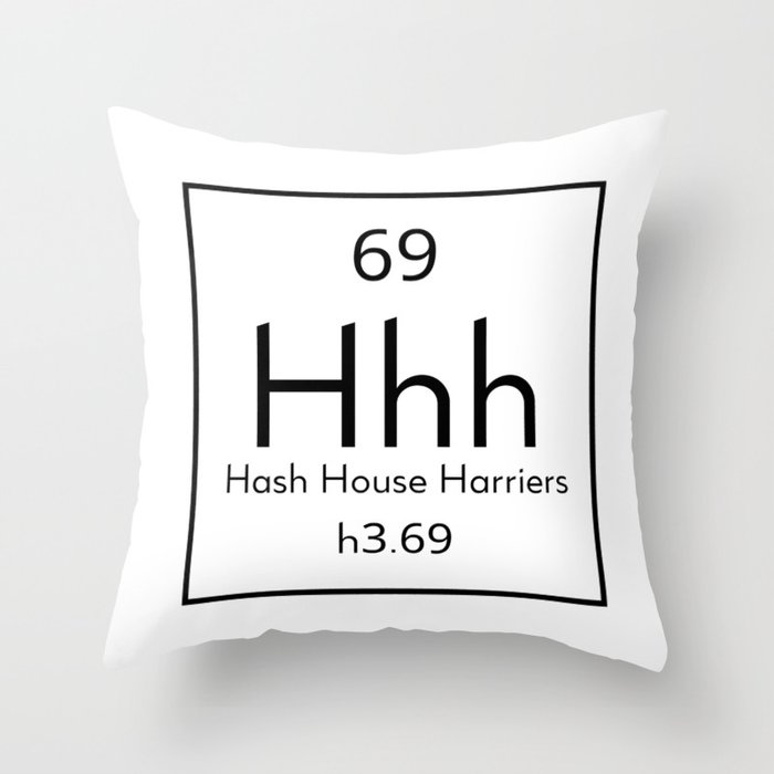 The Hash Element Throw Pillow
