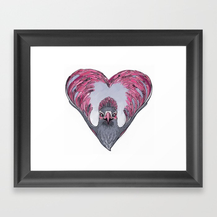 Lovebird Framed Art Print