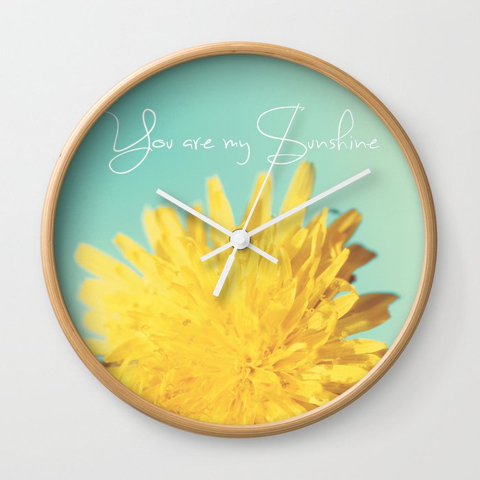 You are my Sunshine Wall Clock