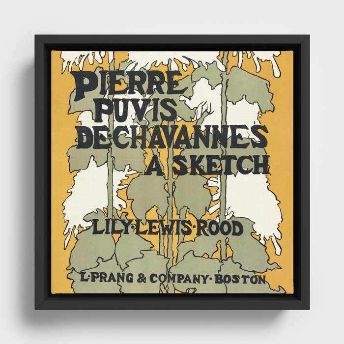 A Sketch by Lily Lewis Rood Framed Canvas