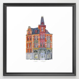 Canal Hause Framed Art Print