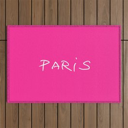 Paris 1 pink Outdoor Rug