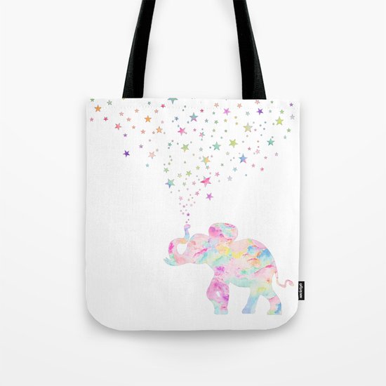 MAKE ME HAPPY ELEPHANT Tote Bag