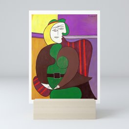 Picasso - Red Armchair - 1931 Artwork Reproduction Mini Art Print