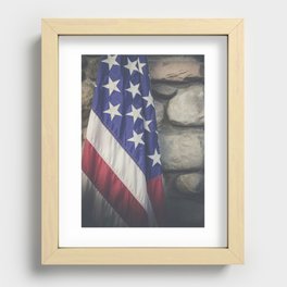America 70 Recessed Framed Print