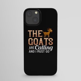 Baby Goat Cute Farmer Mountain Goats iPhone Case