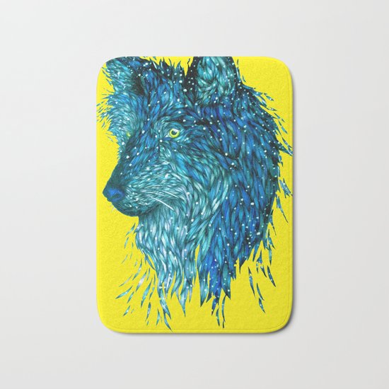 Pop Wolf Bath Mat