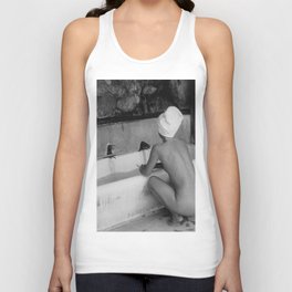Bath in Paris, Cold Water Flat, Female Nude black and white art photography / photograph Tank Top