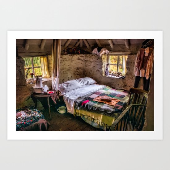 Victorian Bedroom Art Print By Adrianevans Society6