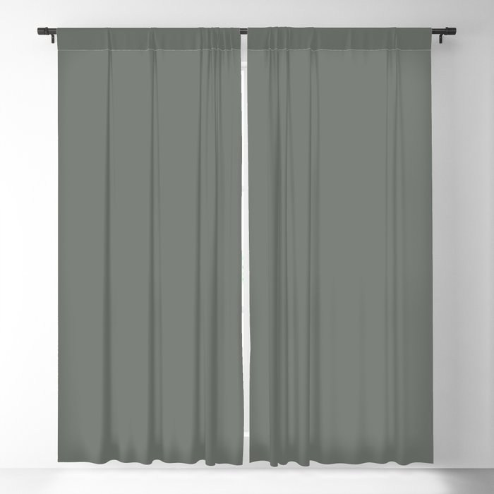 Neutral Grayed Green Solid Color Pairs Popular Hue HGTV Retreat HGSW3283 Blackout Curtain