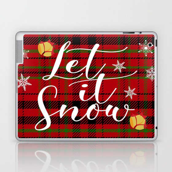 Let it Snow Christmas Laptop & iPad Skin