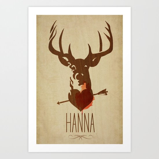 HANNA film tribute poster Art Print