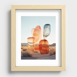 Calm thoughts Recessed Framed Print
