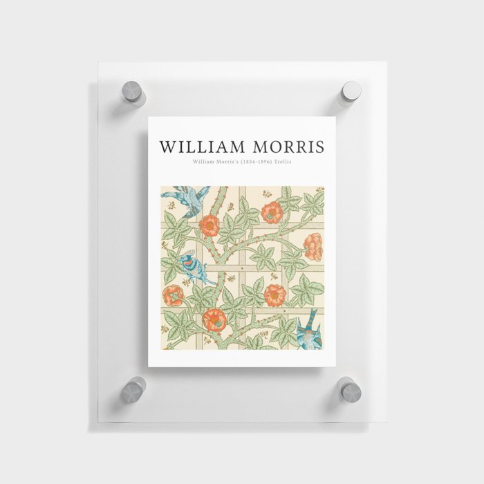 William Morris Trellis Floating Acrylic Print