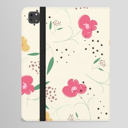 Floral Simple Pattern iPad Folio Case